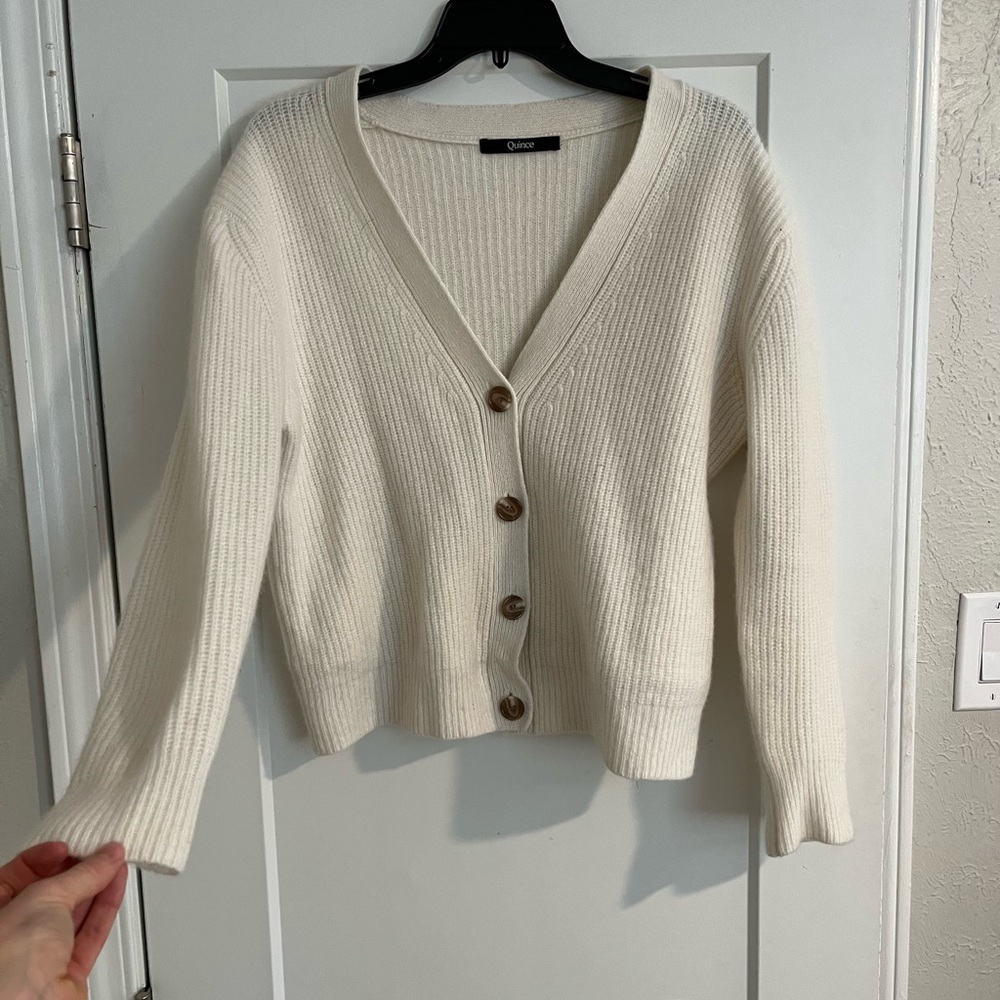 100% Cashmere Quince Cardigan